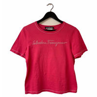 Salvatore Ferragamo stone logo tee(No.2953)