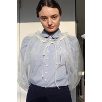ÉPINE PARIS Pearl blouse blue