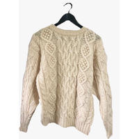 cable knit ivory