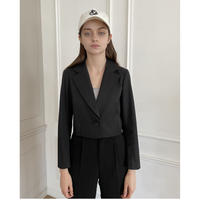 épine logo lining short jacket black