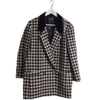【スペシャルプライス】velour  design check coat