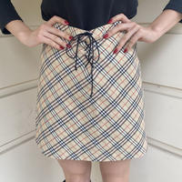 Burberry check race-up skirt(No.4575)