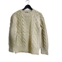 vintage cable knit ivory