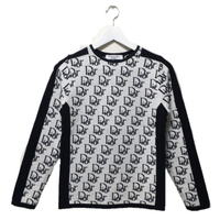 Dior logo bi color knit
