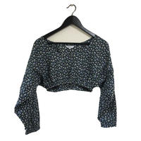 Yves Saint Laurent flower short tops