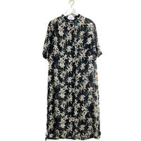 2way flower long gown