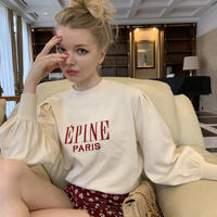 ÉPINE PARIS logo knit  ivory