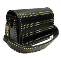 gold studs 2way shoulder bag