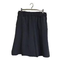 dot chiffon high-waist shirt pants