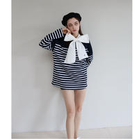 é big border long tee navy