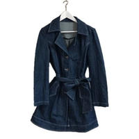 denim trench coat
