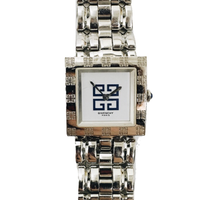 GIVENCHY square silver Watch