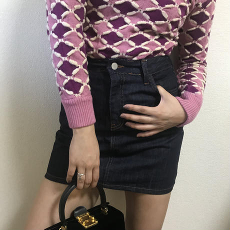 Dior design pink knit