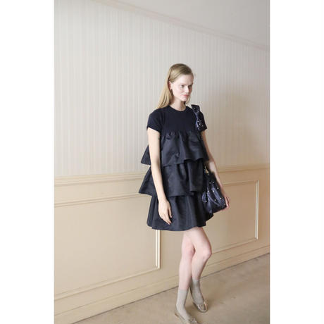 é tee frill onepiece navy