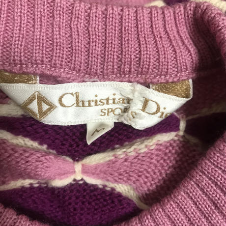 Dior design pink knit