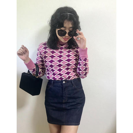 Dior design pink knit