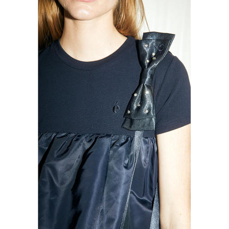 é tee frill onepiece navy