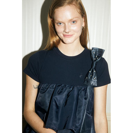 é tee frill onepiece navy