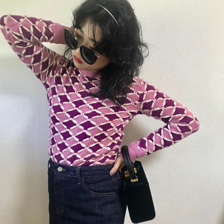 Dior design pink knit