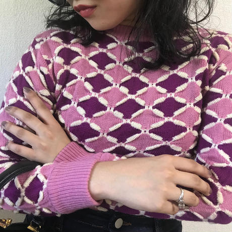 Dior design pink knit