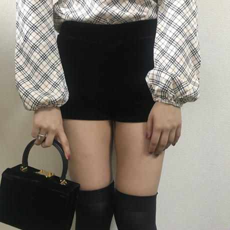 Burberry check V neck  tops