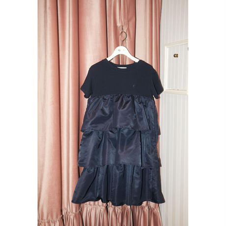 é tee frill onepiece navy