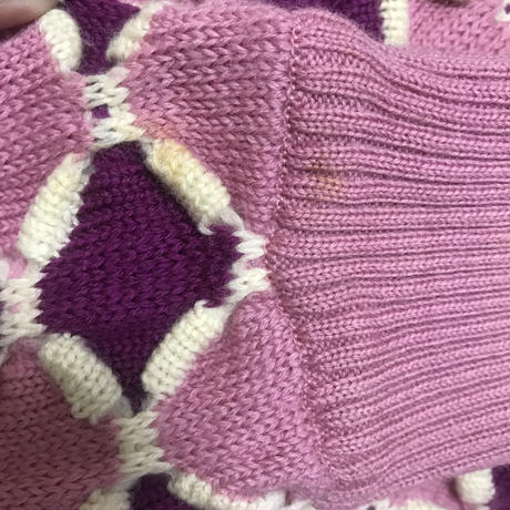 Dior design pink knit