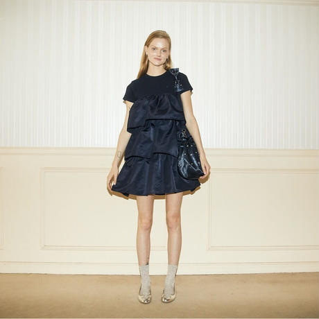 é tee frill onepiece navy