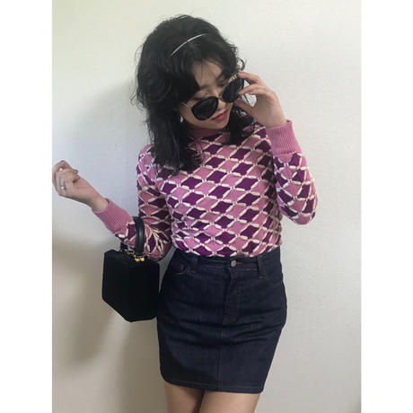 Dior design pink knit