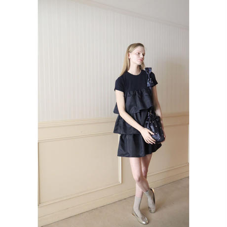 é tee frill onepiece navy