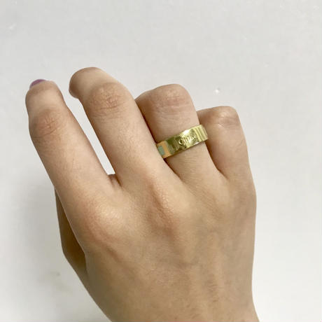Chloé logo ring royal blue