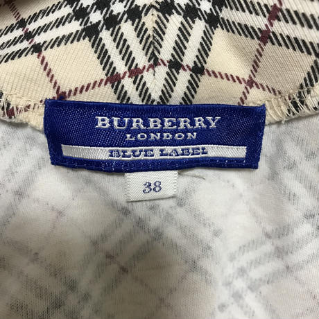Burberry check V neck  tops