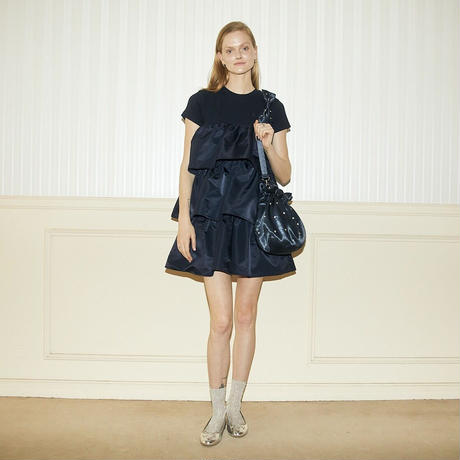 é tee frill onepiece navy
