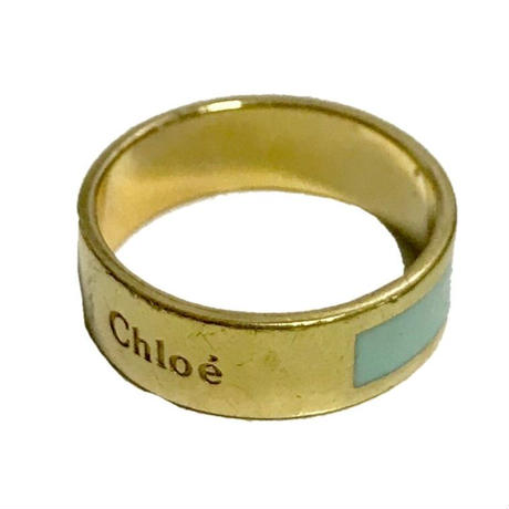 Chloé logo ring royal blue