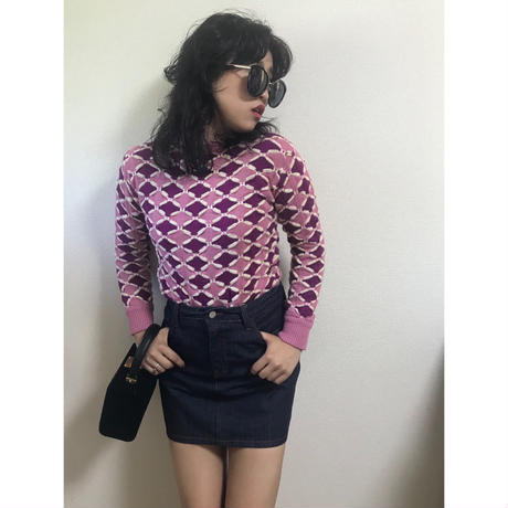 Dior design pink knit