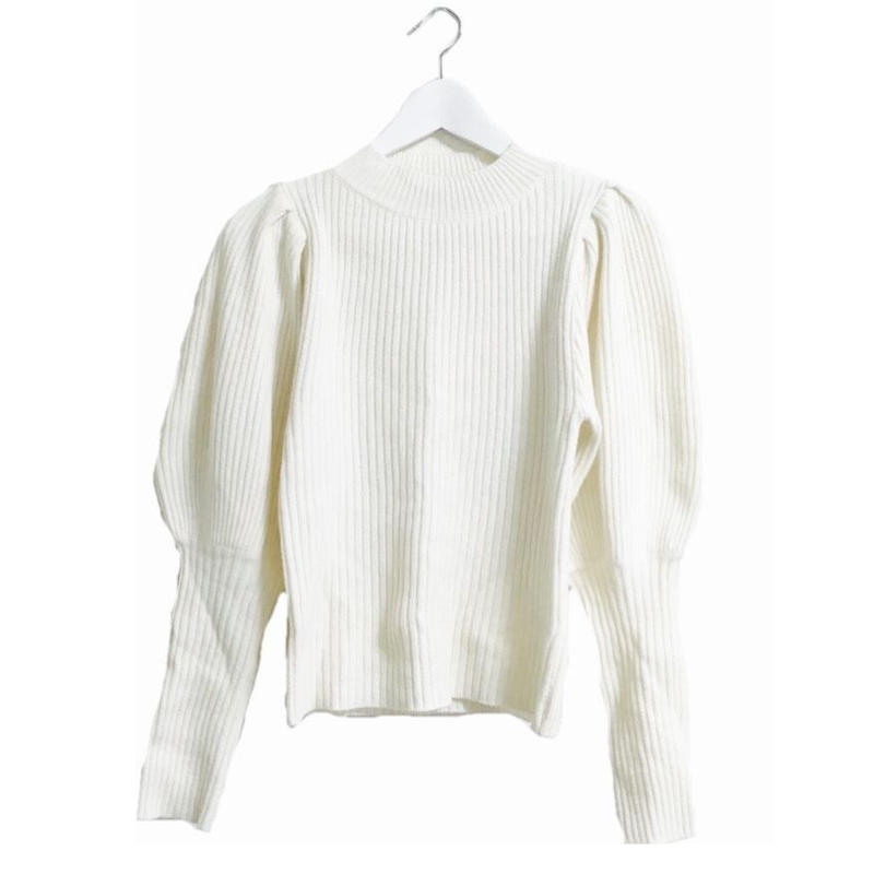 arm volume knit white