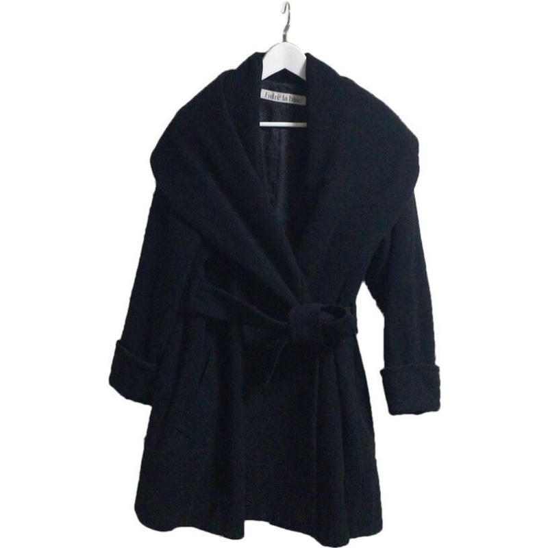 black gown coat